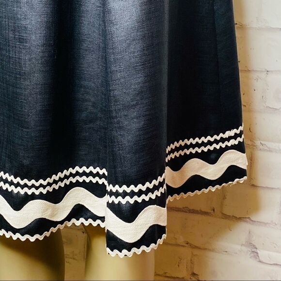 Shoshana Black Embroidered Strapless Dress - Picture 3 of 9